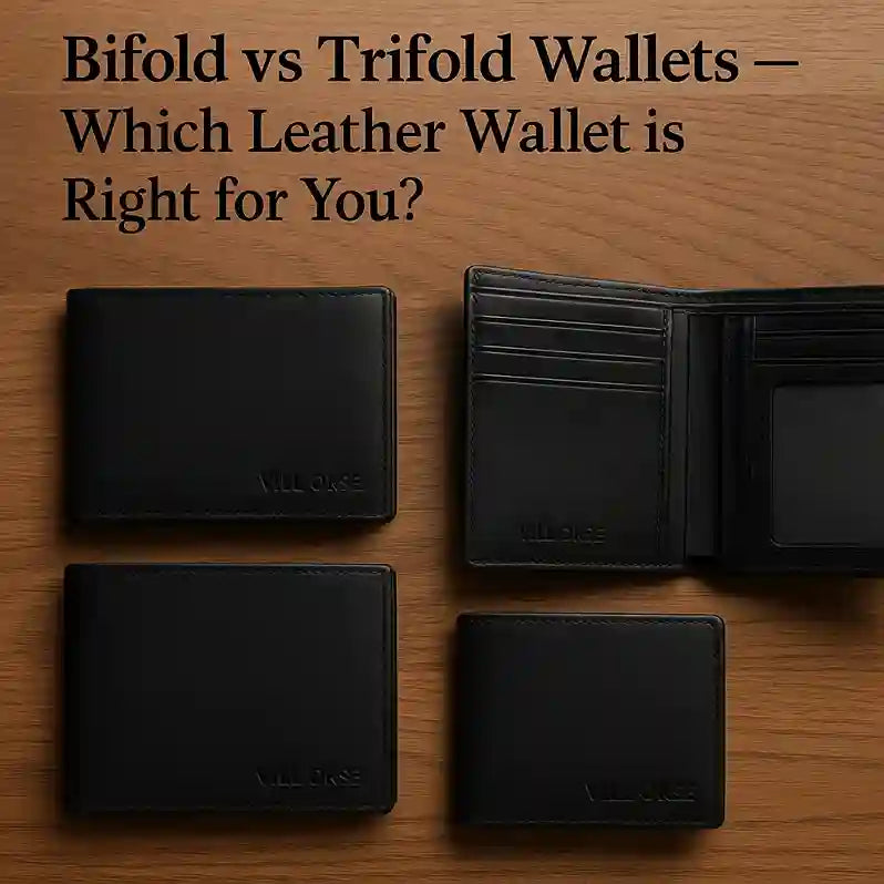 Bifold vs Trifold Wallets – Which Leather Wallet is Right for You? - VILL OKSE