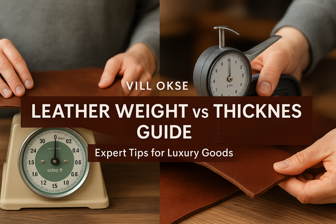 Leather Weight vs Thickness Guide: Expert Tips for Luxury Goods by VILL OKSE - VILL OKSE