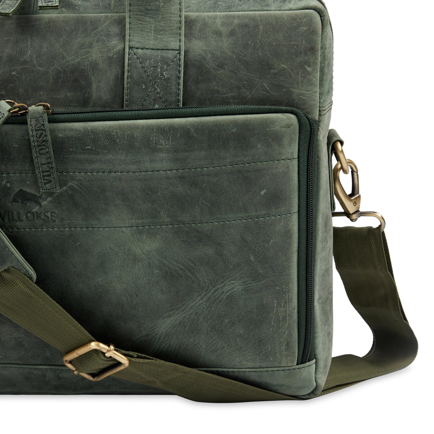 The Mandarin - Genuine Leather Laptop Bag - VILL OKSE