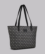 cheques Canvas Tote bga