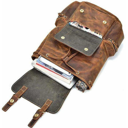 The Neil - Genuine Leather Backpack - VILL OKSE