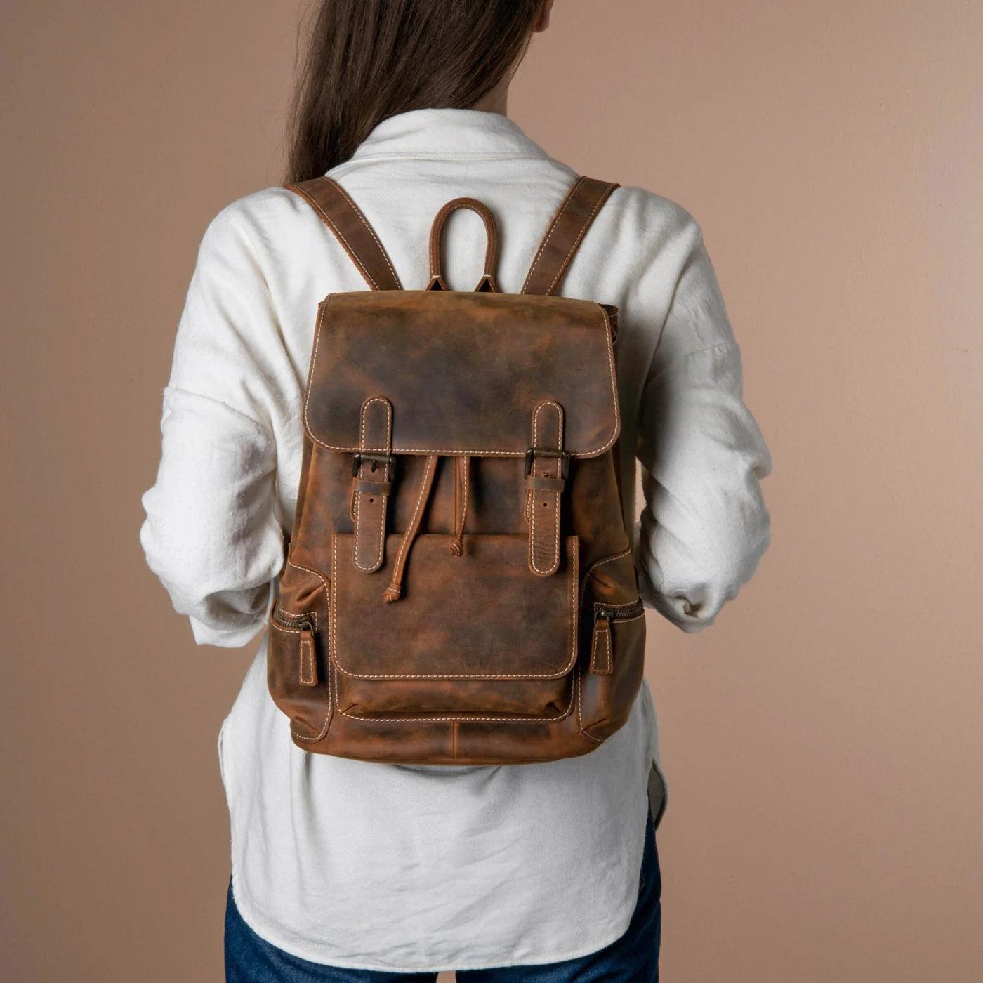 The Neil - Genuine Leather Backpack - VILL OKSE