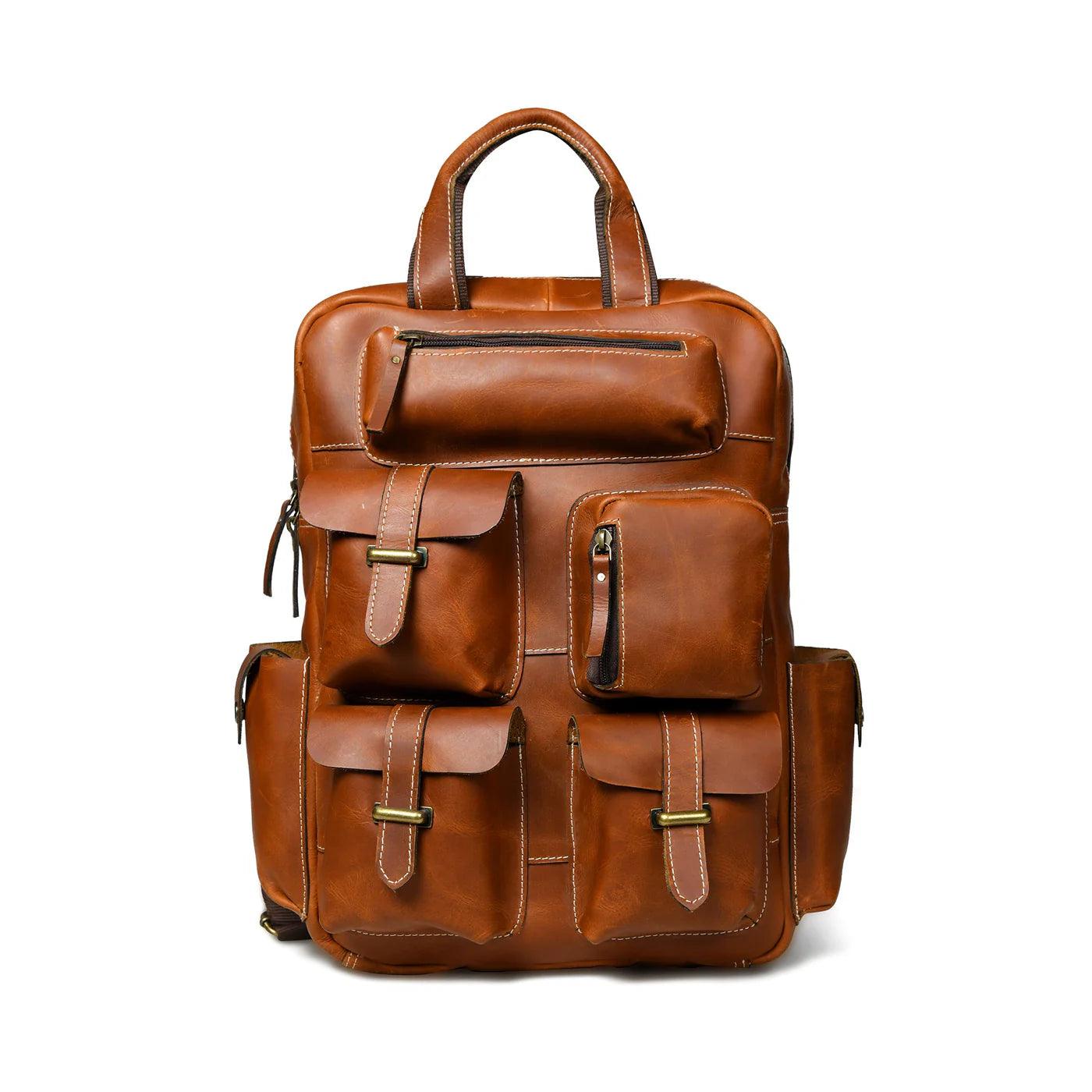 The Adventurer - Genuine Leather Backpack - VILL OKSE