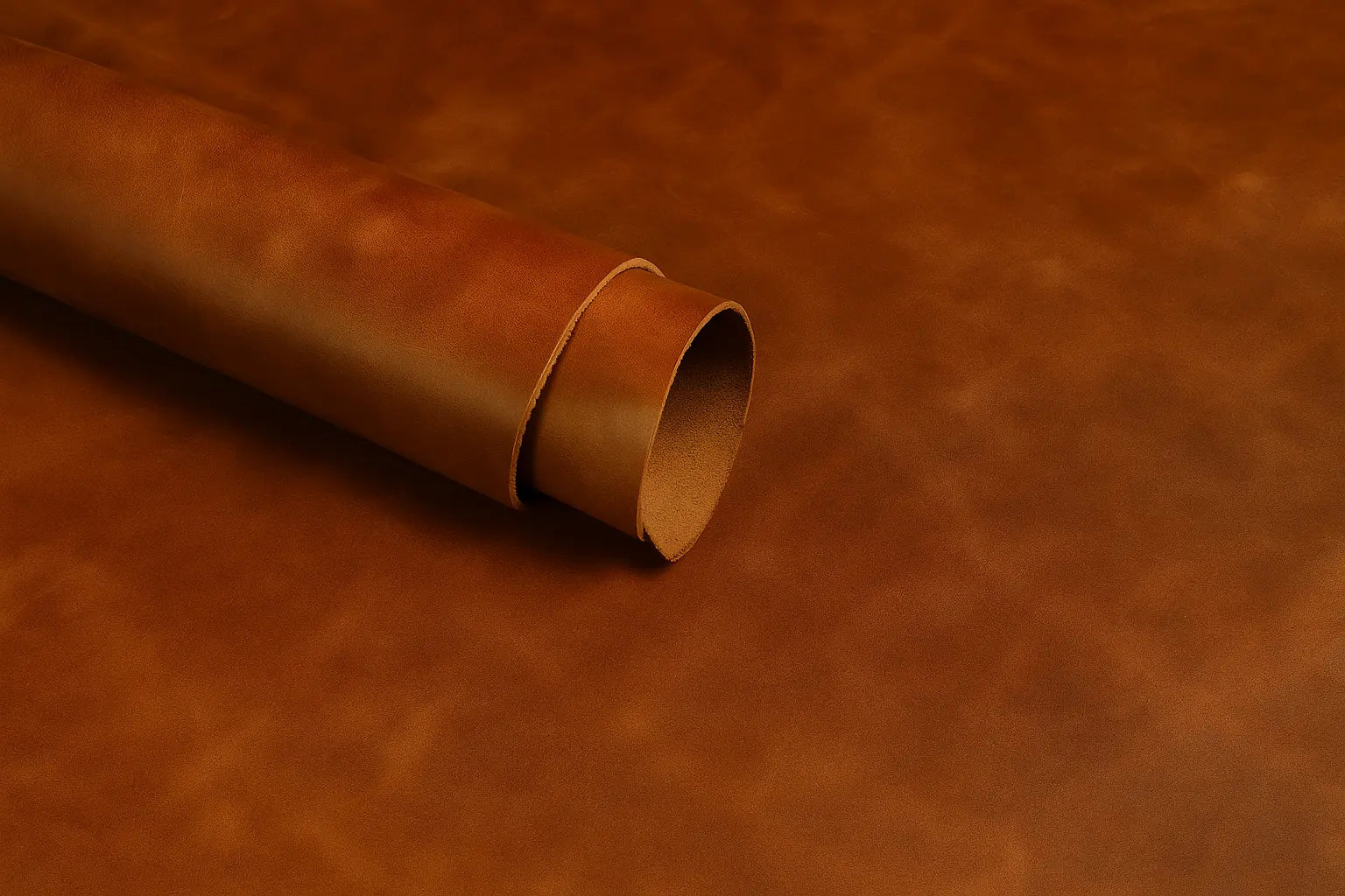 COGNAC OIL PULL UP LEATHER