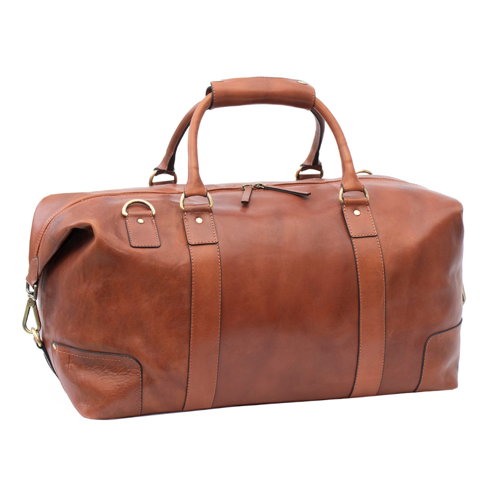 Ruggero Travel Bag in leather by VILL OKSE