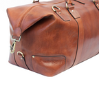 Ruggero Travel Bag in leather by VILL OKSE