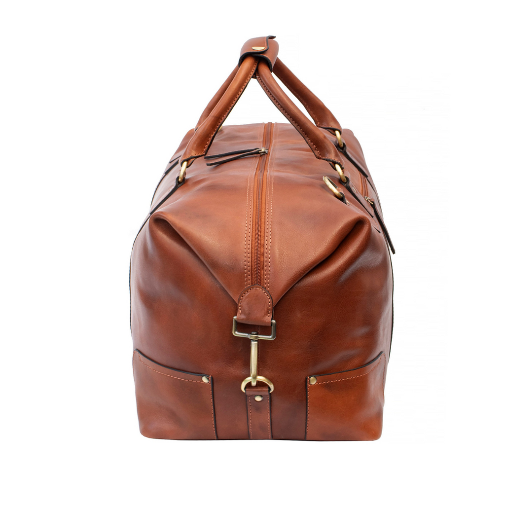 Ruggero Travel Bag in leather by VILL OKSE