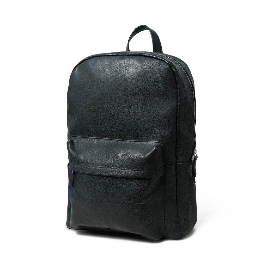 The Noir - Genuine Leather Backpack - Black Nappa - VILL OKSE