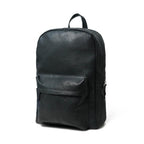 The Noir - Genuine Leather Backpack - Black Nappa - VILL OKSE