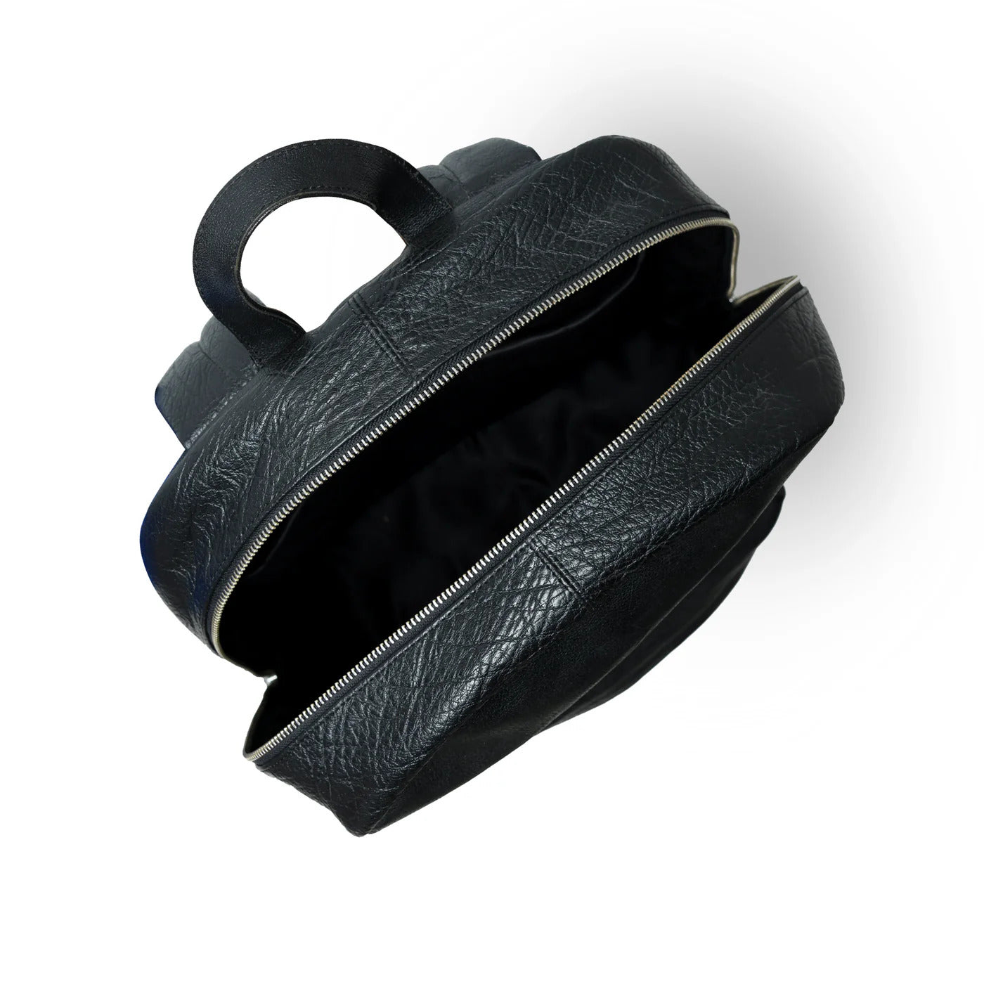 The Noir - Genuine Leather Backpack - Black Nappa - VILL OKSE