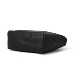 The Work - Genuine Leather Tote Bag - Black Nappa - VILL OKSE