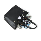 The Work - Genuine Leather Tote Bag - Black Nappa - VILL OKSE