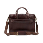 The Hector - Genuine Leather Laptop Bag - B Brown Floater - VILL OKSE
