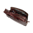 The Mandarin Genuine Leather Laptop Bag - B Brown Floater - VILL OKSE