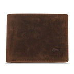 David - RFID Protected Leather Wallet - Oak Brown - VILL OKSE
