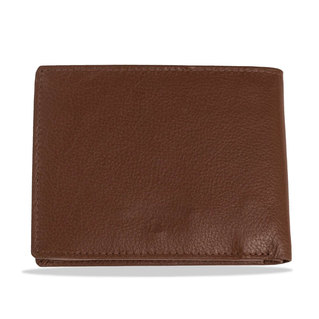 David - RFID Protected Leather Wallet - Cognac Nappa - VILL OKSE