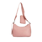 Sarah - Genuine Leather Sling Bag - Pebble Pink - VILL OKSE