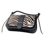 The Jenny - Genuine Leather Sling Bag - Zebra - VILL OKSE