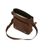 The Jack - Genuine Leather Messenger Bag - Cognac Nappa - VILL OKSE