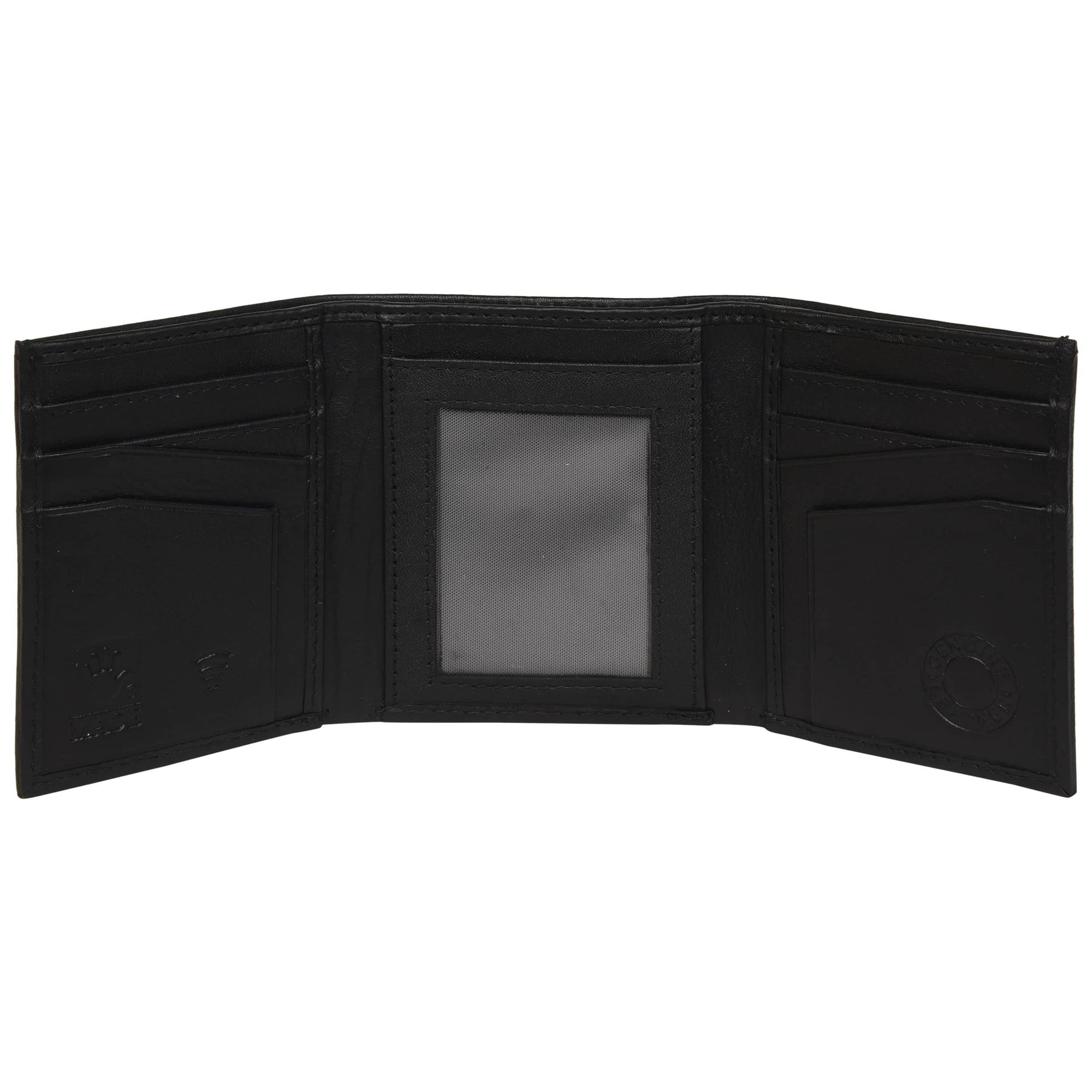 The NY Wallet - RFID Protected Leather Wallet - Black Nappa - VILL OKSE