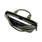 The Hector - Genuine Leather Laptop Bag - Green Waxy Hunter - VILL OKSE