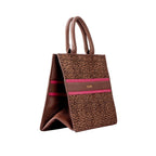 Leah - Genuine Leather Tote bag - Cheetah Hairon - VILL OKSE