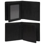 The California - RFID Protected Leather Wallet - Black Nappa - VILL OKSE
